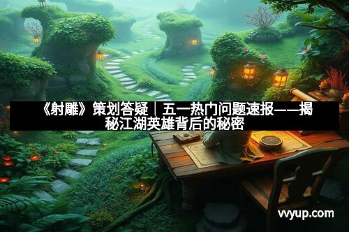 《射雕》策划答疑｜五一热门问题速报——揭秘江湖英雄背后的秘密